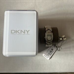 Silver DKNY watch
